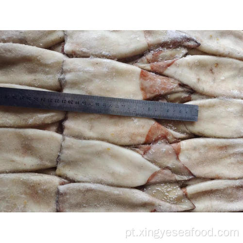 Tubos sujos congelados Skin-on Todarodes Pacificus